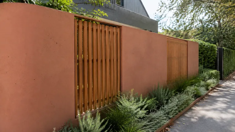 Coloured Concrete Fence design inspiration
