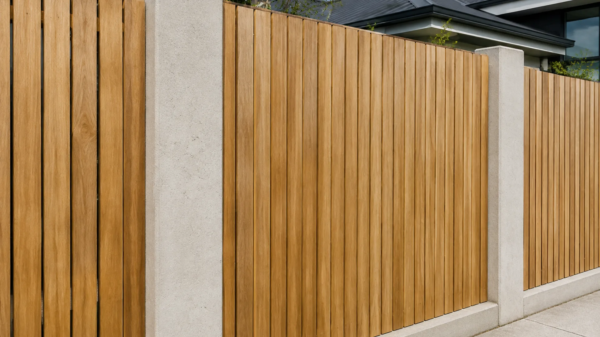 Concrete Post Fence design inspiration in a Canterbury setting