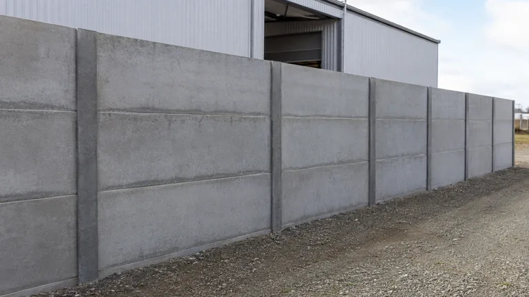 Industrial Concrete Fence design inspiration