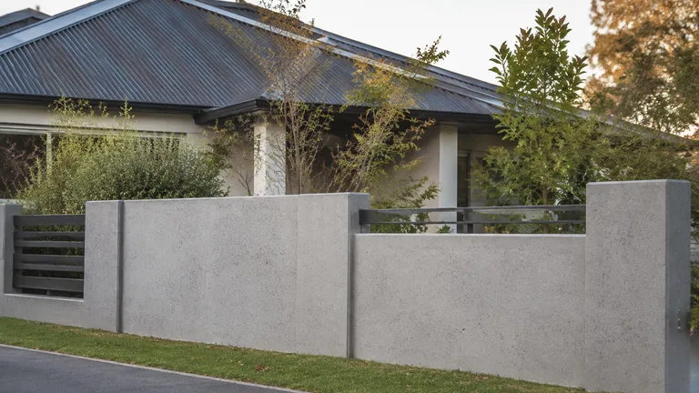 Residential Concrete Fence design inspiration
